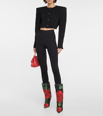 Quilted floral ankle boots | Dolce&Gabbana