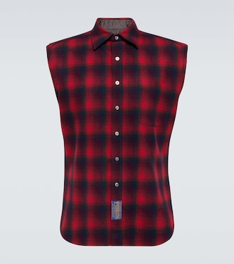 x Pendleton - Camicia in lana senza maniche | Maison Margiela
