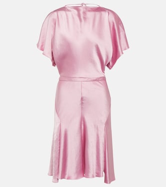 Draped satin minidress | Victoria Beckham