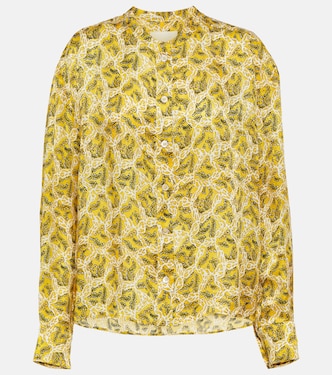 Blusa Leidy in misto seta con stampa | Isabel Marant
