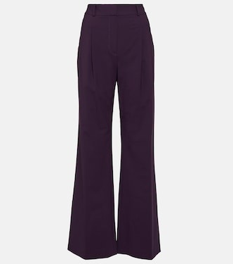 Ollie wool-blend wide-leg pants | Veronica Beard