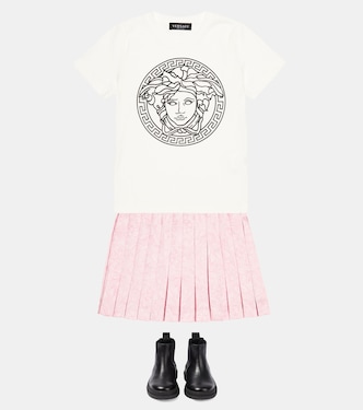 Falda Barocco plisada | Versace Kids