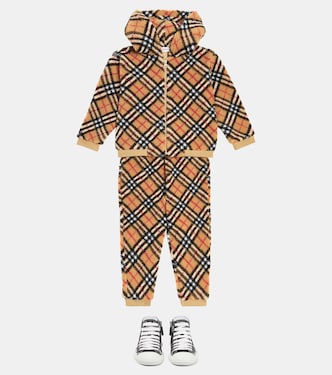Sweat-shirt à capuche Burberry Check | Burberry Kids