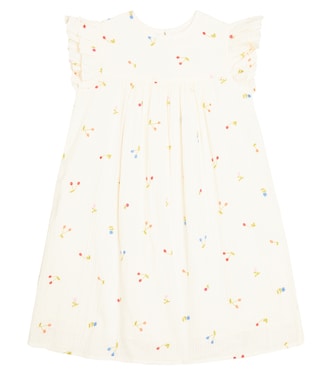 Besticktes Kleid Florentine aus Baumwolle | Bonpoint
