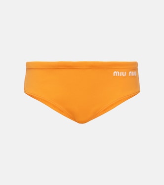 Logo bikini bottoms | Miu Miu