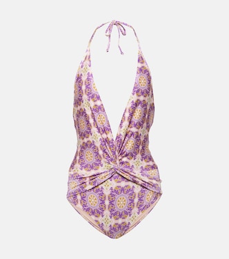 Costume intero Exotic Coral con stampa | Adriana Degreas