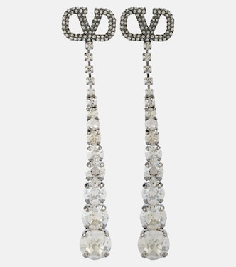 Boucles d'oreilles VLogo Signature à ornements | Valentino