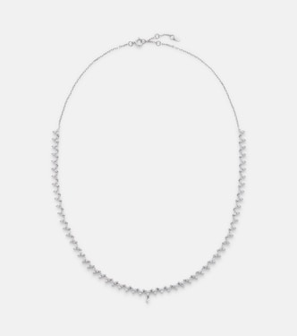 Collier en or blanc 18 ct et diamants | Persée