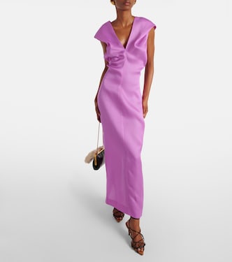 Robe midi Ima en soie | Khaite