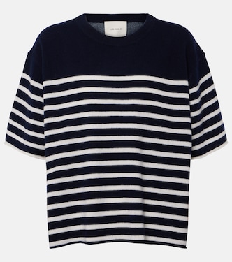 T-shirt Cila in cashmere a righe | Lisa Yang
