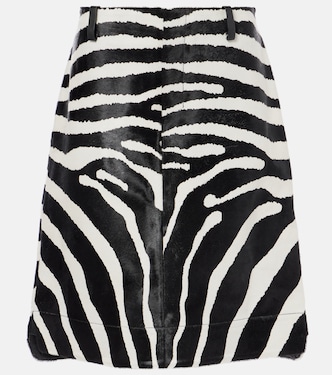 Falda midi Tozzi de pelo de becerro  | Jacquemus