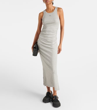 Midikleid aus Rippstrick | Ganni