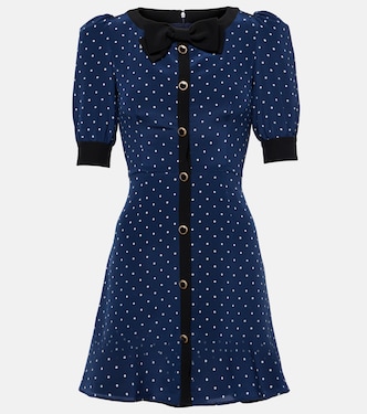 Miniabito in seta a pois | Alessandra Rich