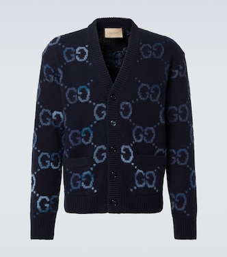 Cardigan GG aus einem Wollgemisch | Gucci