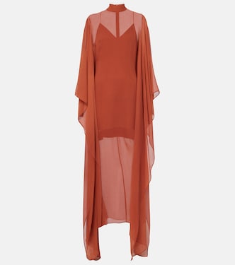 Caftano Lanzarote in chiffon di seta | Taller Marmo