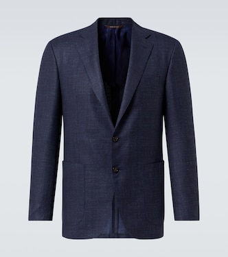 Blazer aus Wolle, Seide und Leinen | Canali