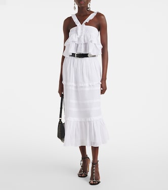 Jupe longue Diya en coton mélangé | Marant Etoile