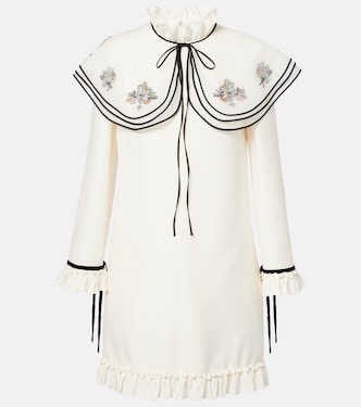 Besticktes Minikleid aus Crepe Couture | Valentino