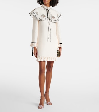 Besticktes Minikleid aus Crepe Couture | Valentino