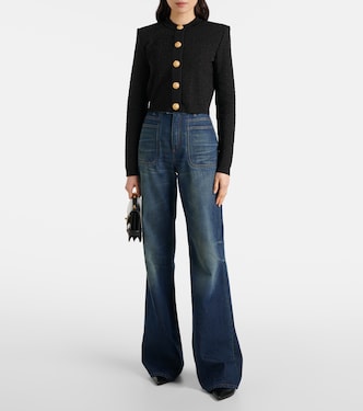 Cardigan PB Labyrinth con lamé | Balmain