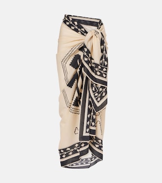 Ayahuasca cotton beach cover-up | Johanna Ortiz