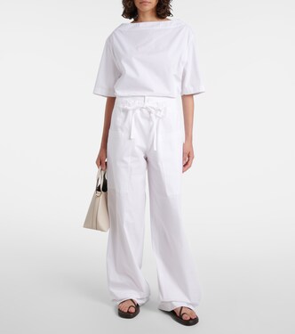 Oversized cotton poplin top | Tod's