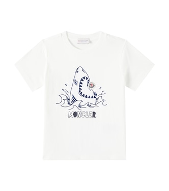 Logo printed cotton jersey T-shirt | Moncler Enfant