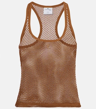 Tank top Scuba in mesh di cotone | Courrèges