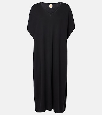 Midikleid aus Baumwolle, Seide und Kaschmir | Jardin des Orangers