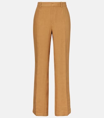 Pantaloni in lino a gamba larga | Polo Ralph Lauren