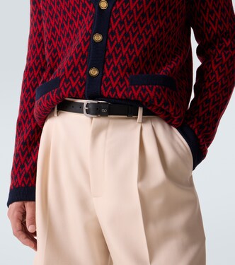 VLogo leather belt | Valentino Garavani