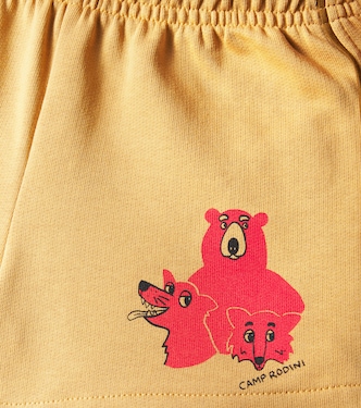 Printed cotton running shorts | Mini Rodini