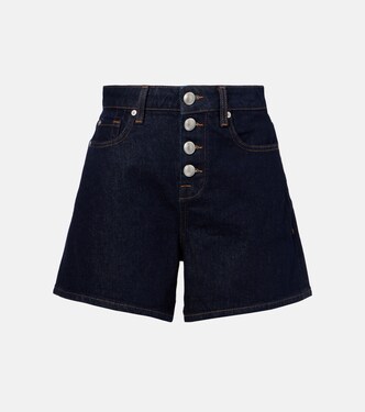 شورت من الدنيم بخصر عالي Kori  | 7 For All Mankind