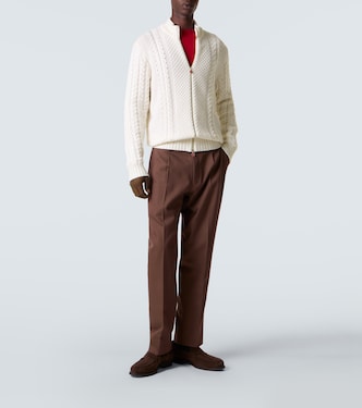 Cárdigan trenzado de cachemir | Kiton
