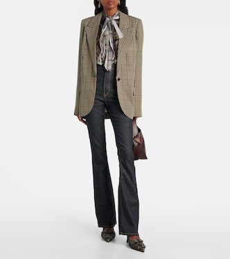 High-Rise-Schlaghose aus einem Baumwollgemisch | Acne Studios