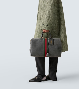 Sac de voyage Savoy Medium en daim  | Gucci