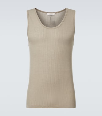 Ribbed-knit wool tank top | Lemaire
