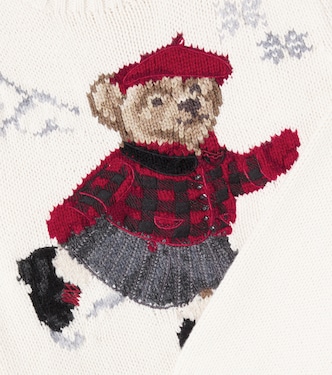Polo Bear intarsia cotton sweater | Polo Ralph Lauren Kids
