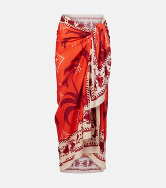 Dance Of printed cotton beach cover-up | Johanna Ortiz