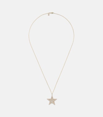Halskette Icon Wallpaper Star aus 14kt Gelbgold mit Diamanten | Sydney Evan