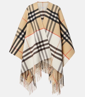 Cape Burberry Check aus Kaschmir und Wolle | Burberry