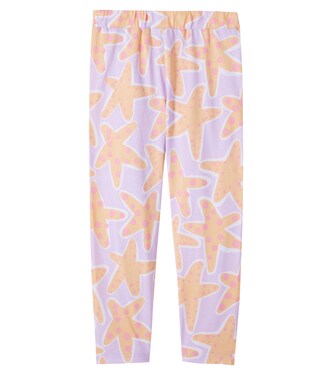 Printed cotton jersey leggings | Stella McCartney Kids