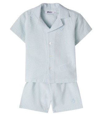 Baby Eyou striped cotton pajamas | Molo