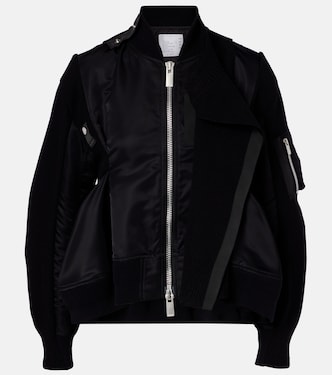 Paneled blouson jacket | Sacai