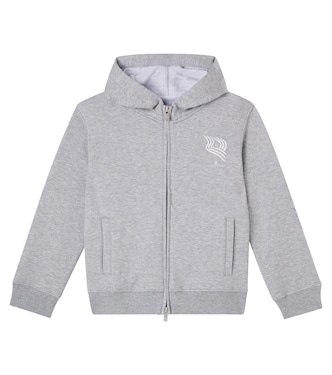 Cotton-blend terry hoodie | Brunello Cucinelli Kids