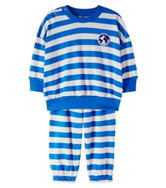 Baby cotton sweatshirt and pants set | Mini Rodini