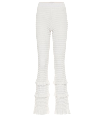 Pantaloni in cotone con ruches | Acne Studios