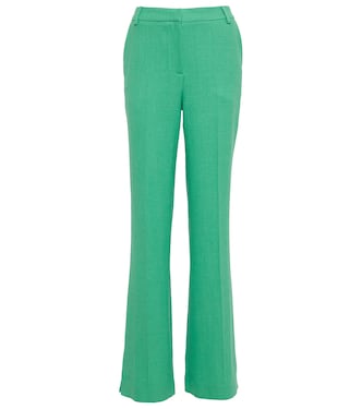 Pantalon évasé en laine, soie et lin | Etro