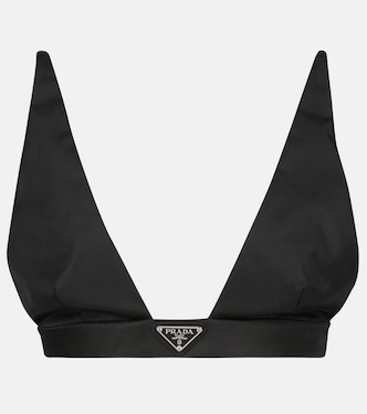 Bralette in gabardine Re-Nylon | Prada
