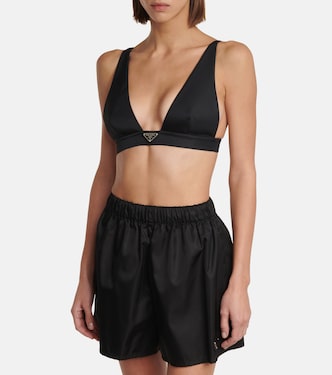 Bralette in gabardine Re-Nylon | Prada